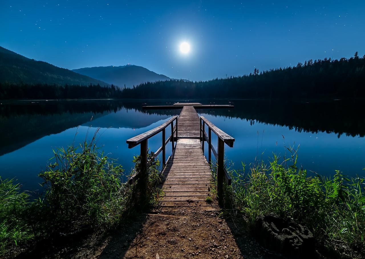 Night time Lake