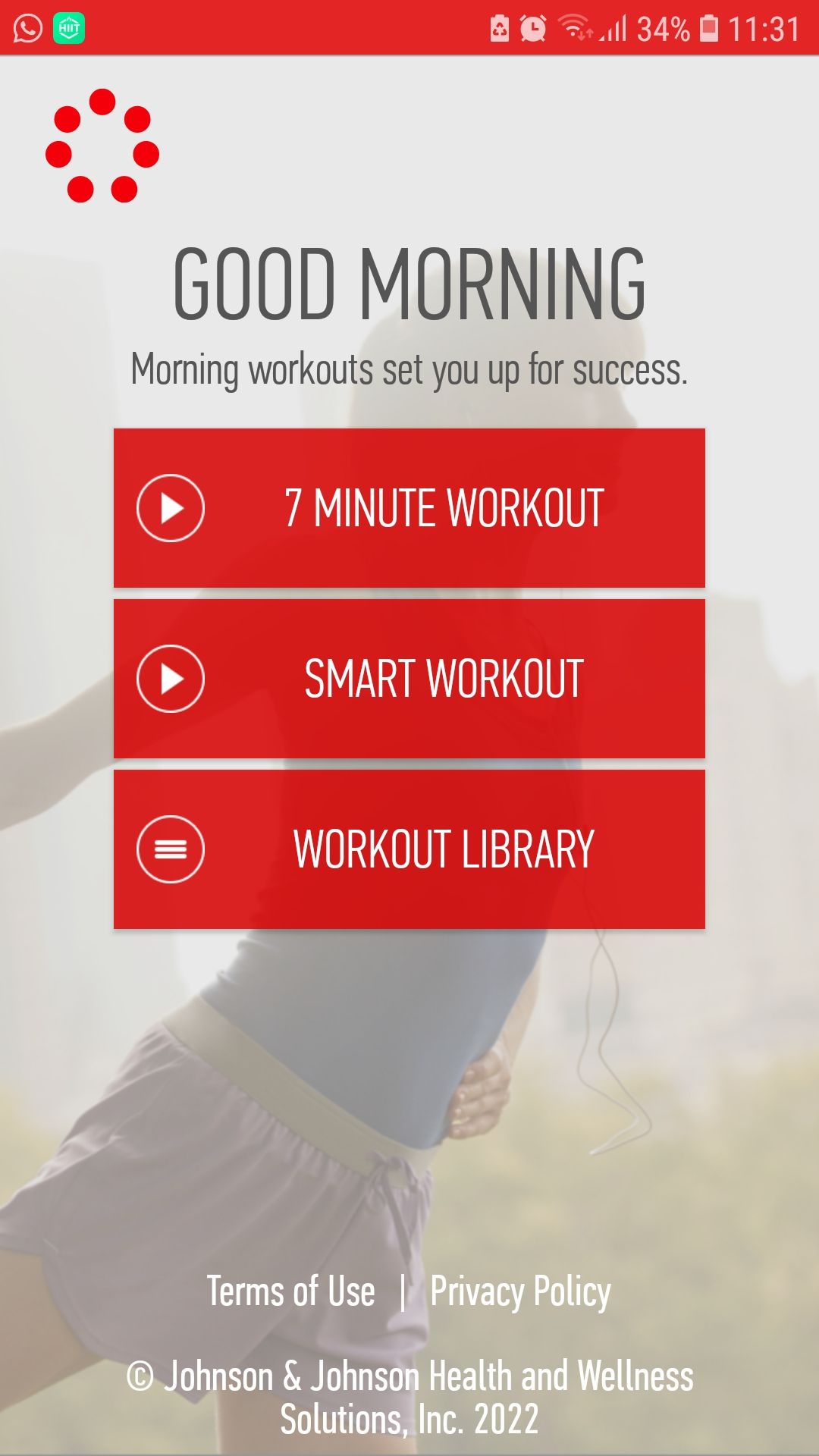 Official 7M Workout mobile fitness app