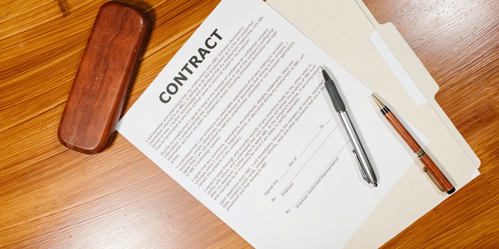 Photo of Employment Contract