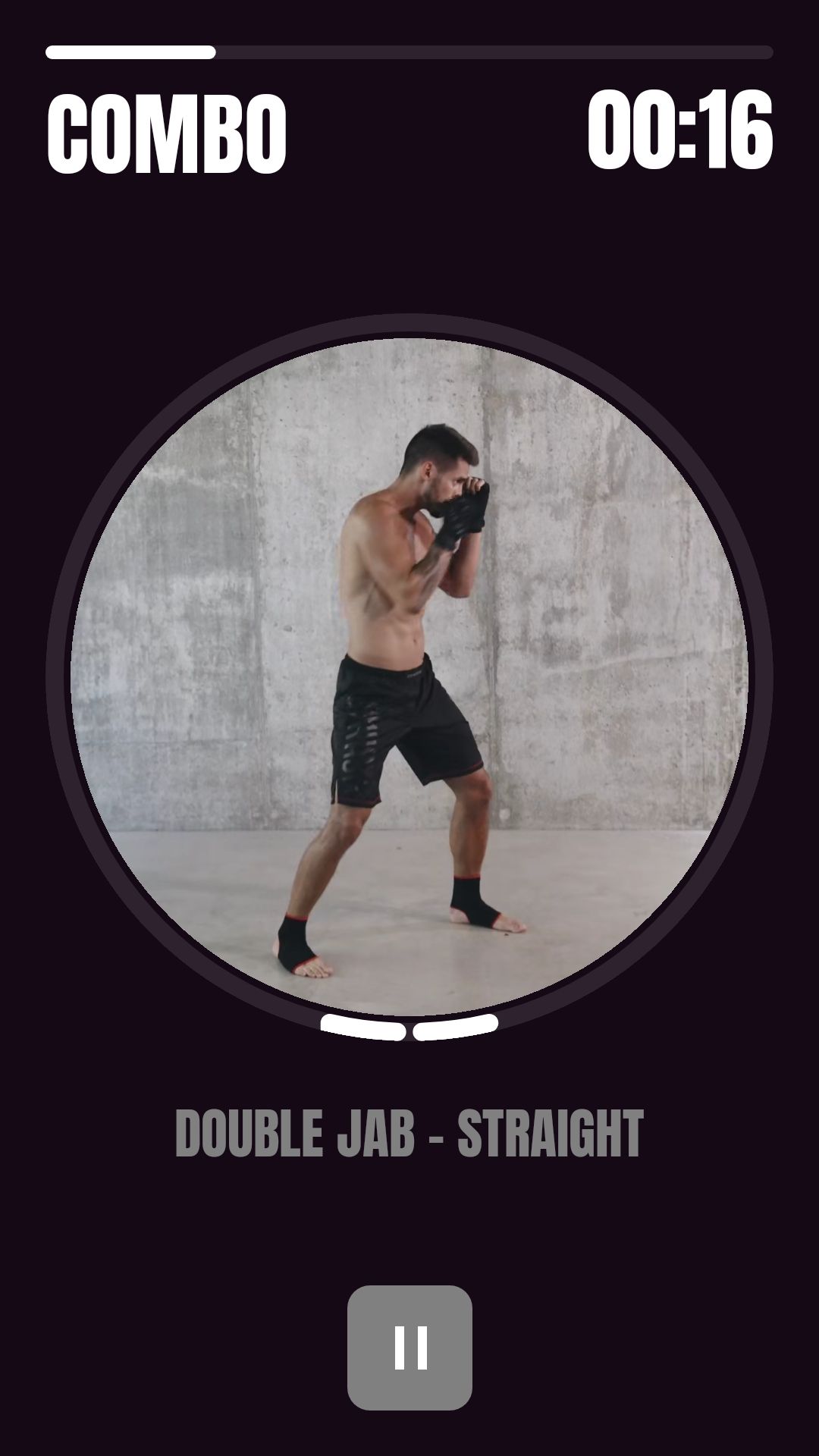 PunchLab mobile boxing app workout combo