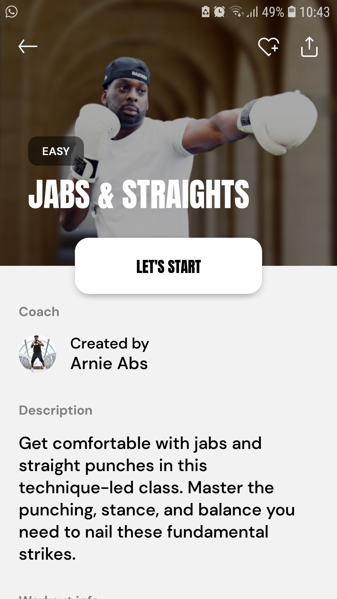 PunchLab mobile boxing app jabs straights