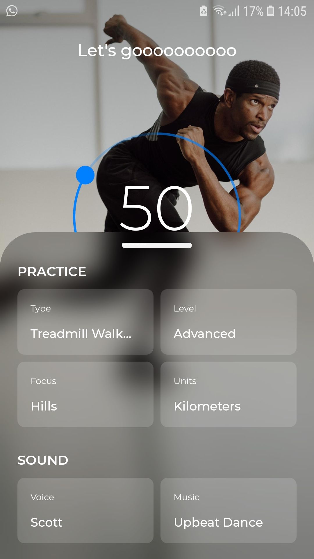 Down Dog Running practice mobile workout app