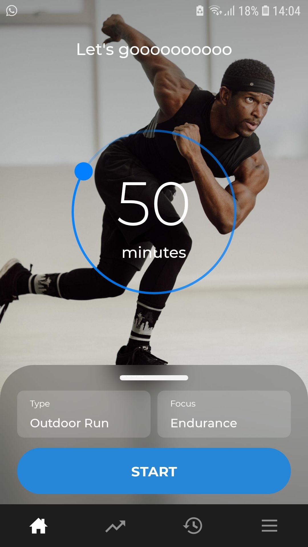 Down Dog Running mobile workout app