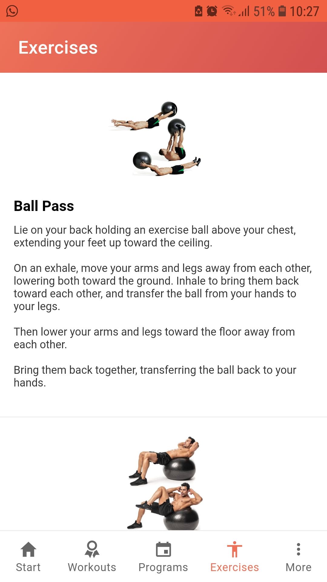 Stay Fit With Samantha Stability Ball Exercises mobile fitness app