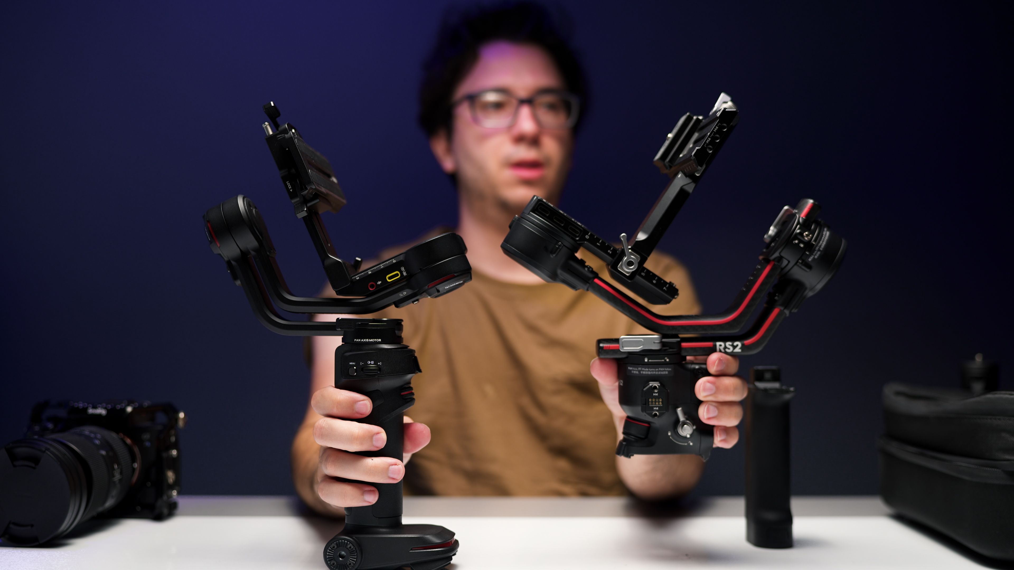 Zhiyun Weebill 3 - مقایسه اندازه با DJI RS2