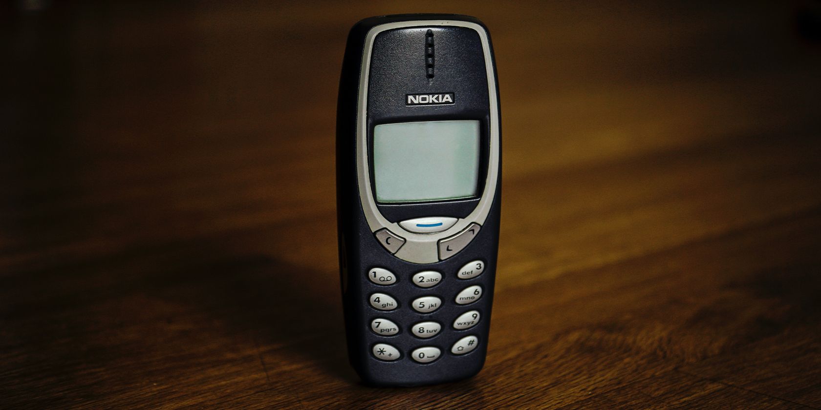 a Nokia 3310 on a desk