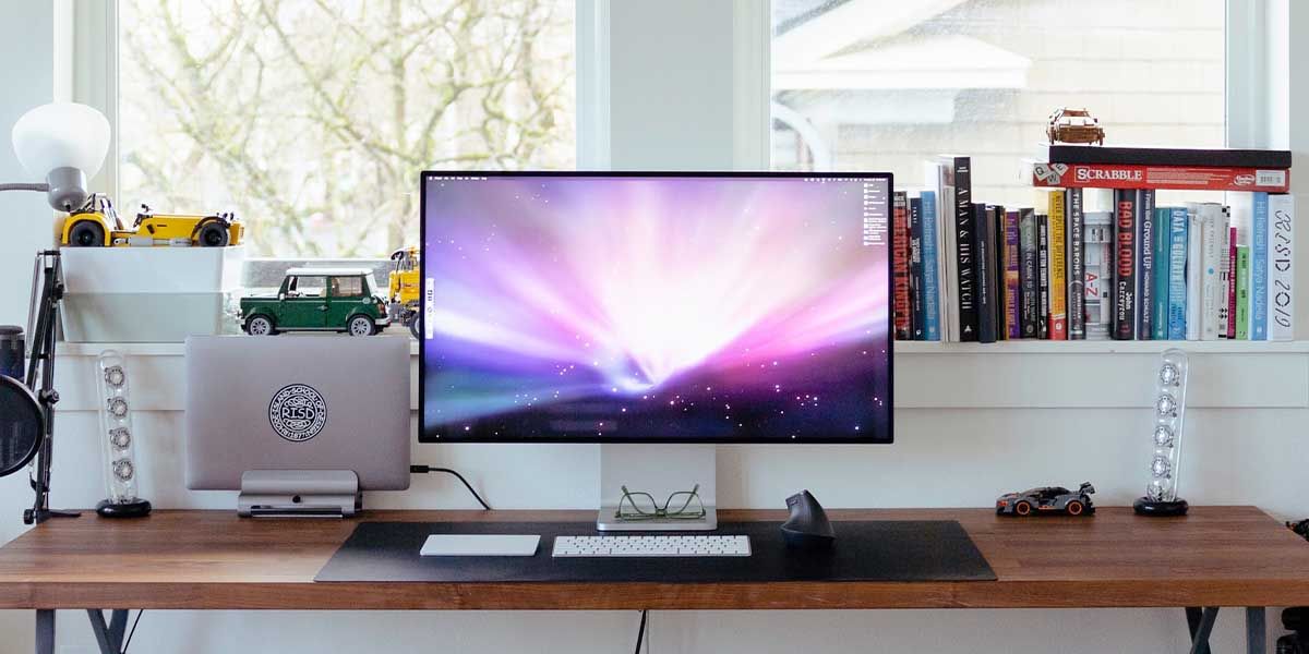 Studio Display connected to a MacBook