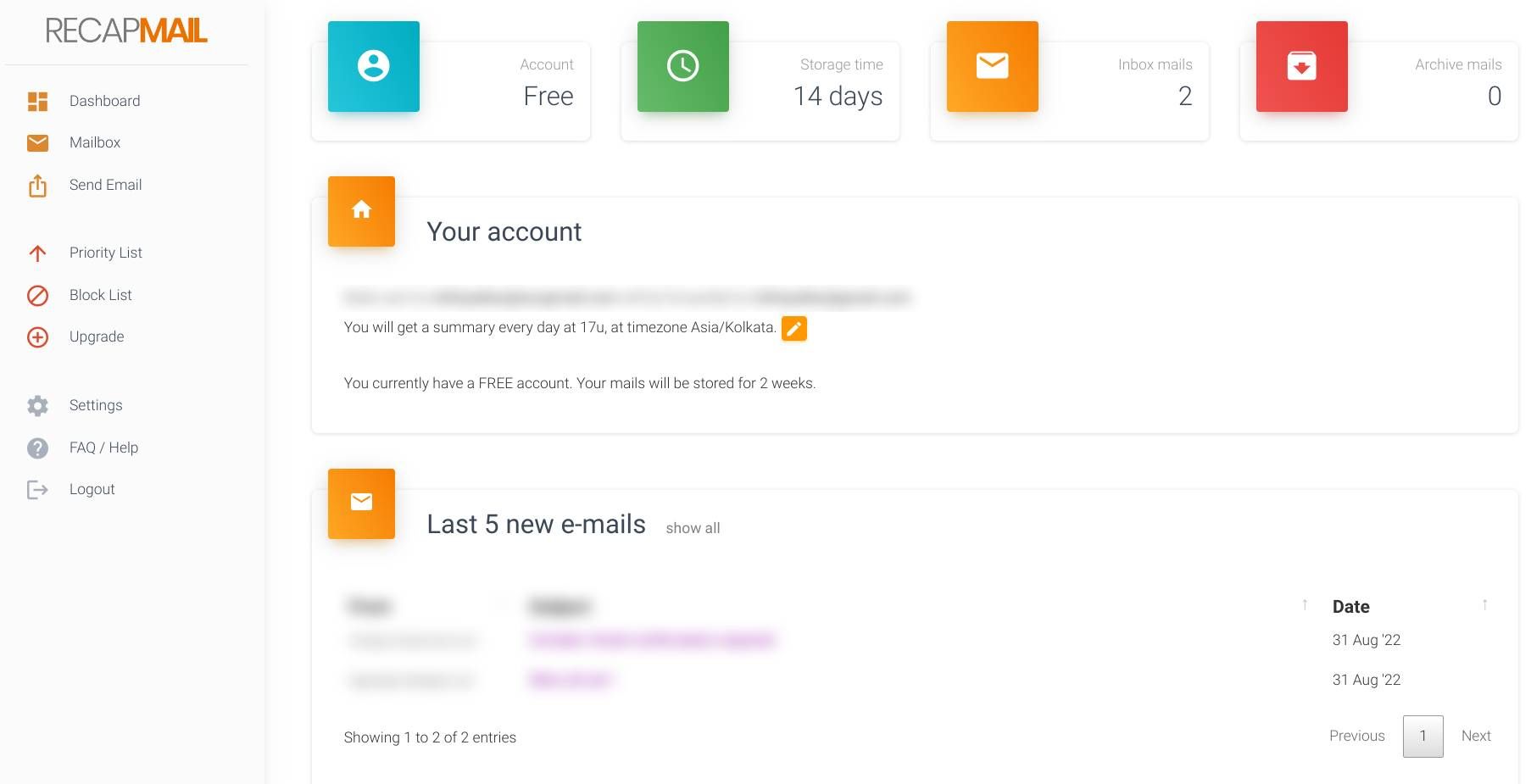 RecapMail is a disposable email address that also sends a daily email digest of your disposable inbox so you don't miss subscription newsletters or important messages