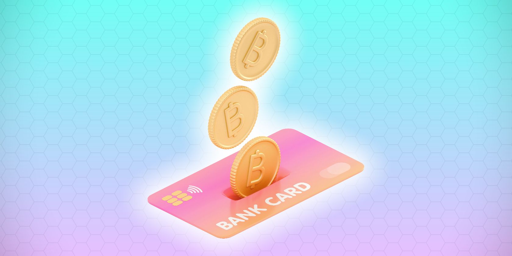 bitcoins going into bank card feature