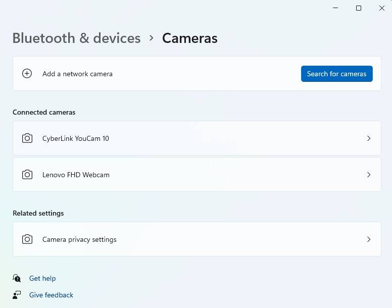 Camera Setting Screen Shot How to Change the Webcam Settings on Windows 11