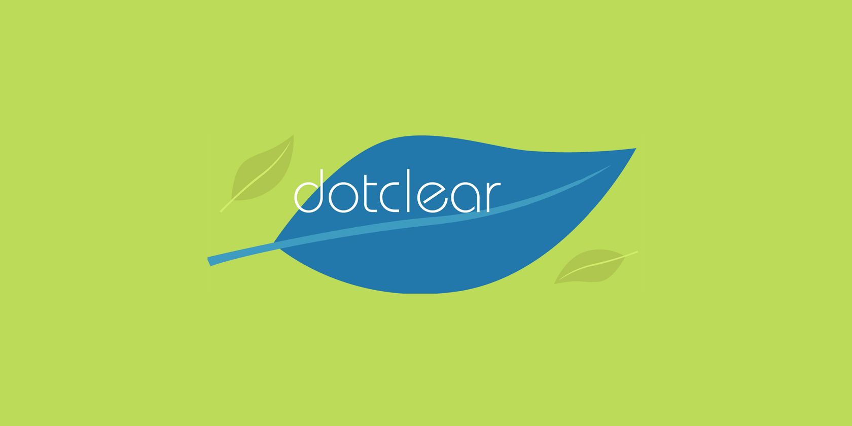 dotclear logo on a green background