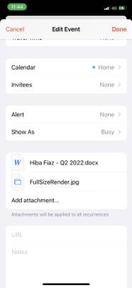How To Add Attachments To Apple Calendar Events On Your IPhone