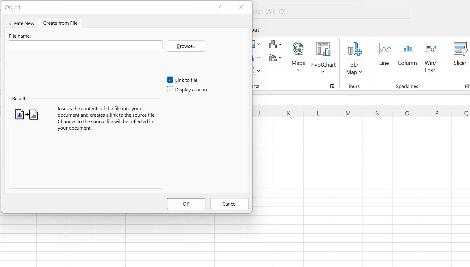 How to Insert a PDF in Excel