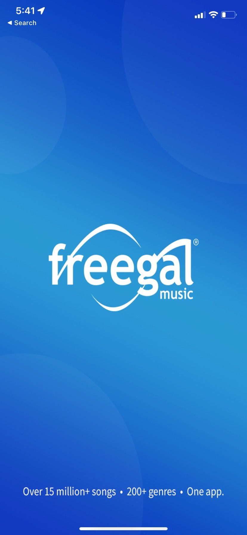 جلد برنامه موسیقی کتابخانه Freegal