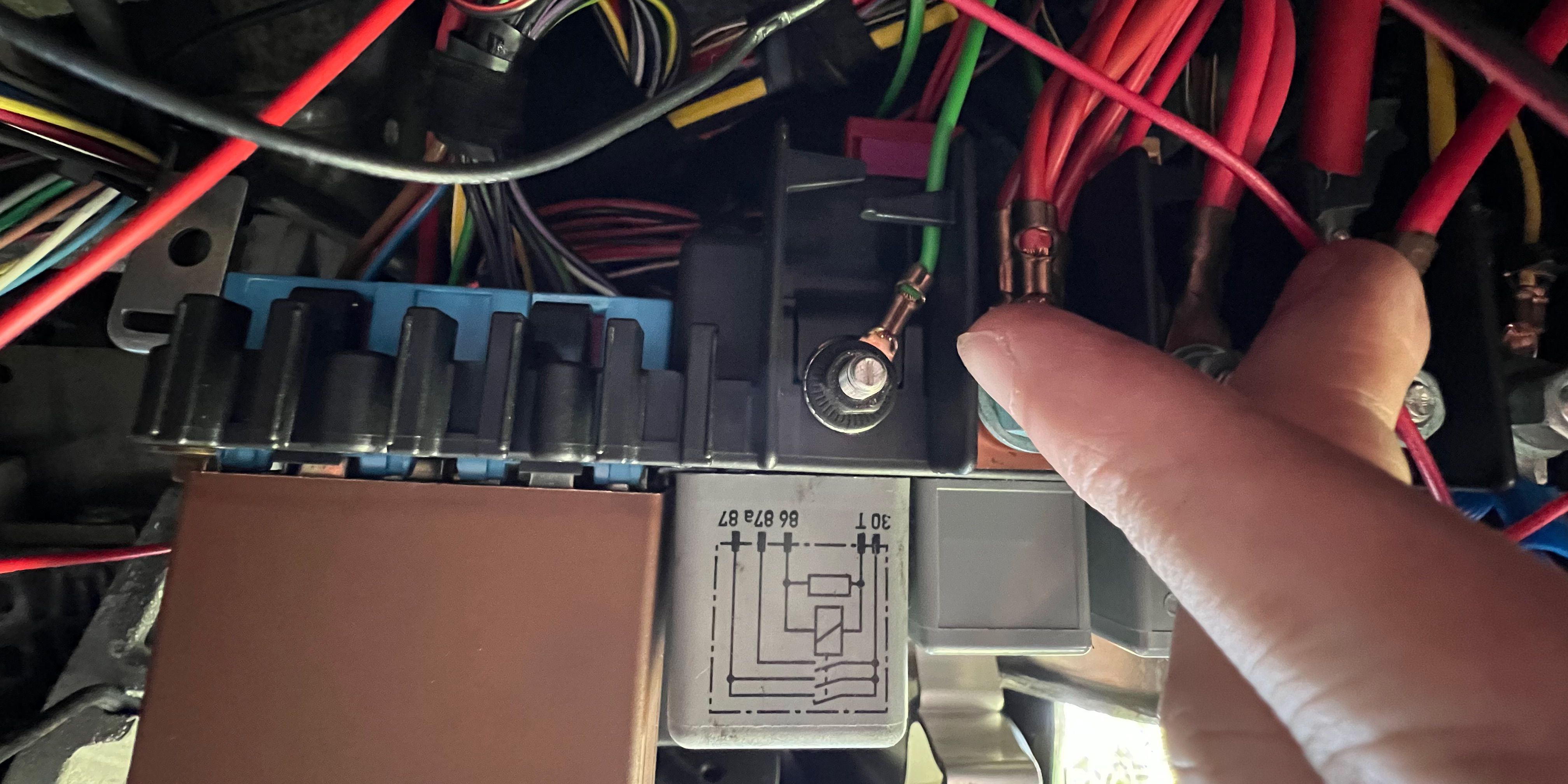 fuse relay signal wire tap