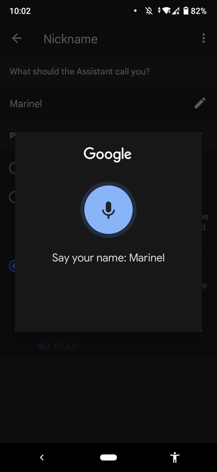 google home record your name pronunciation