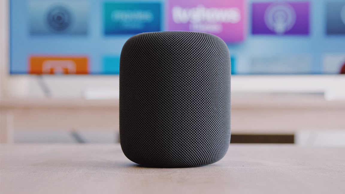 HomePod in a living room