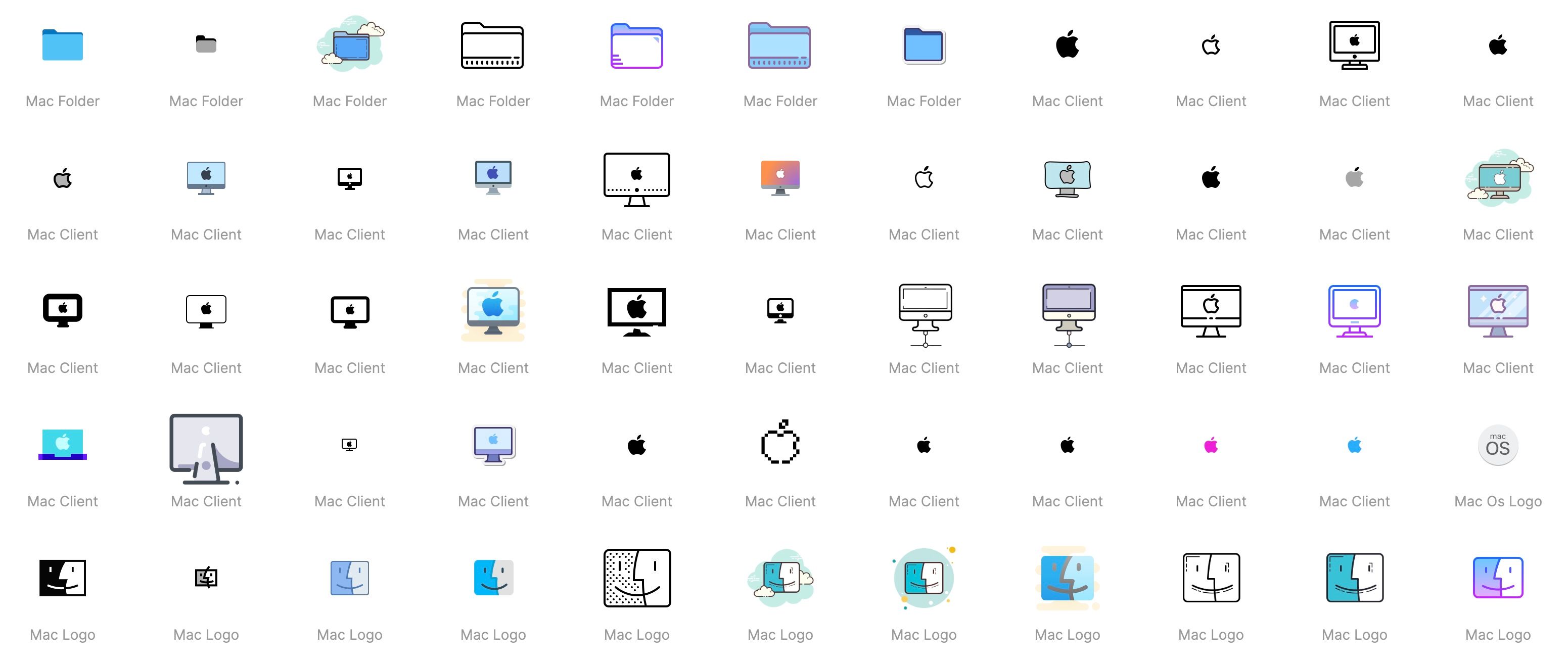 iCons's custom icon selection