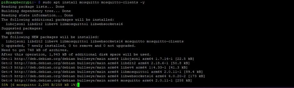 install mosquitto mqtt server