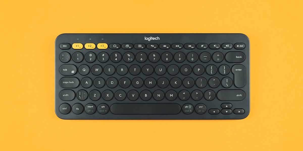 Logitech K380 external wireless keyboard