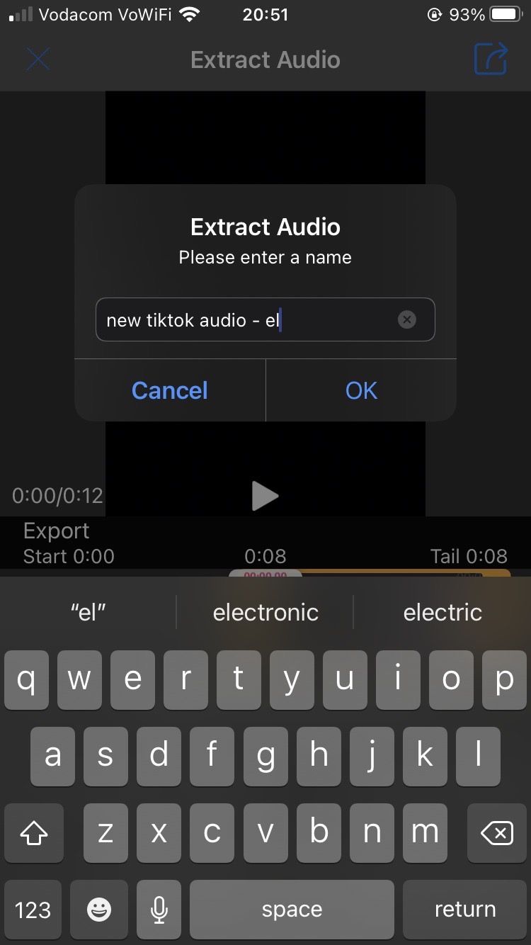 Export Audio Dialog Box MediaConvert App