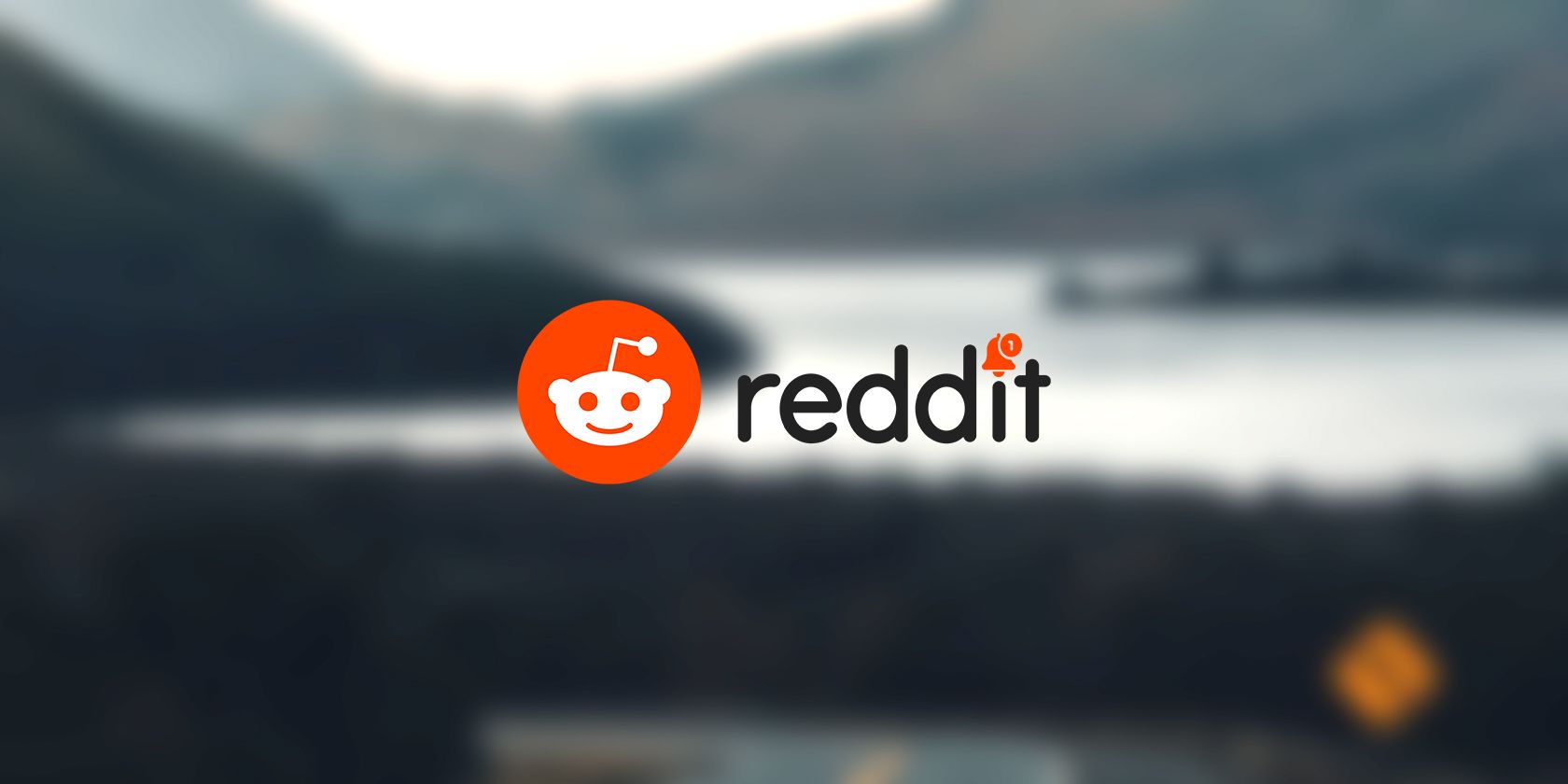 Reddit logo with notification bell