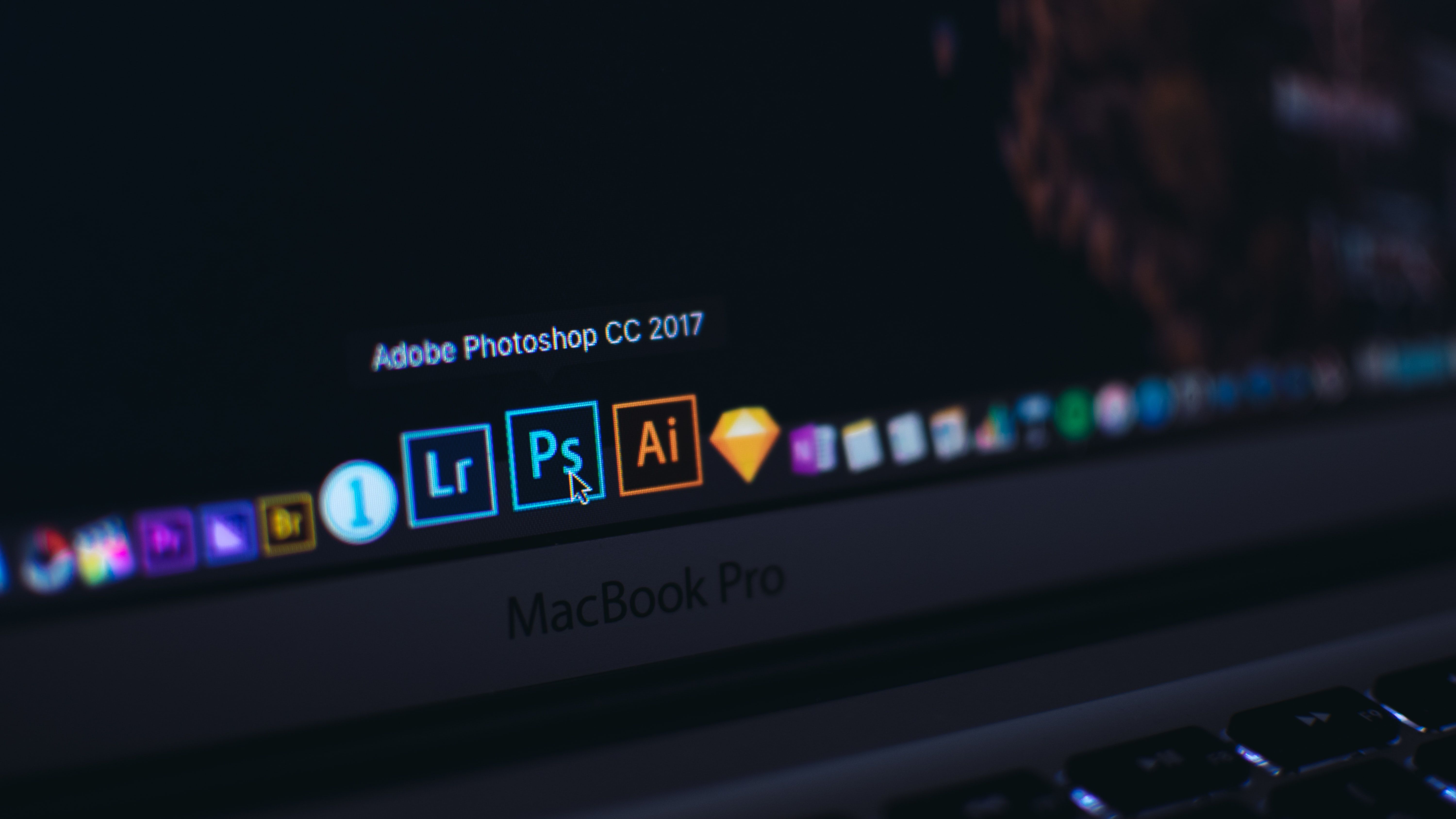 photo of the adobe photoshop app on a computer 