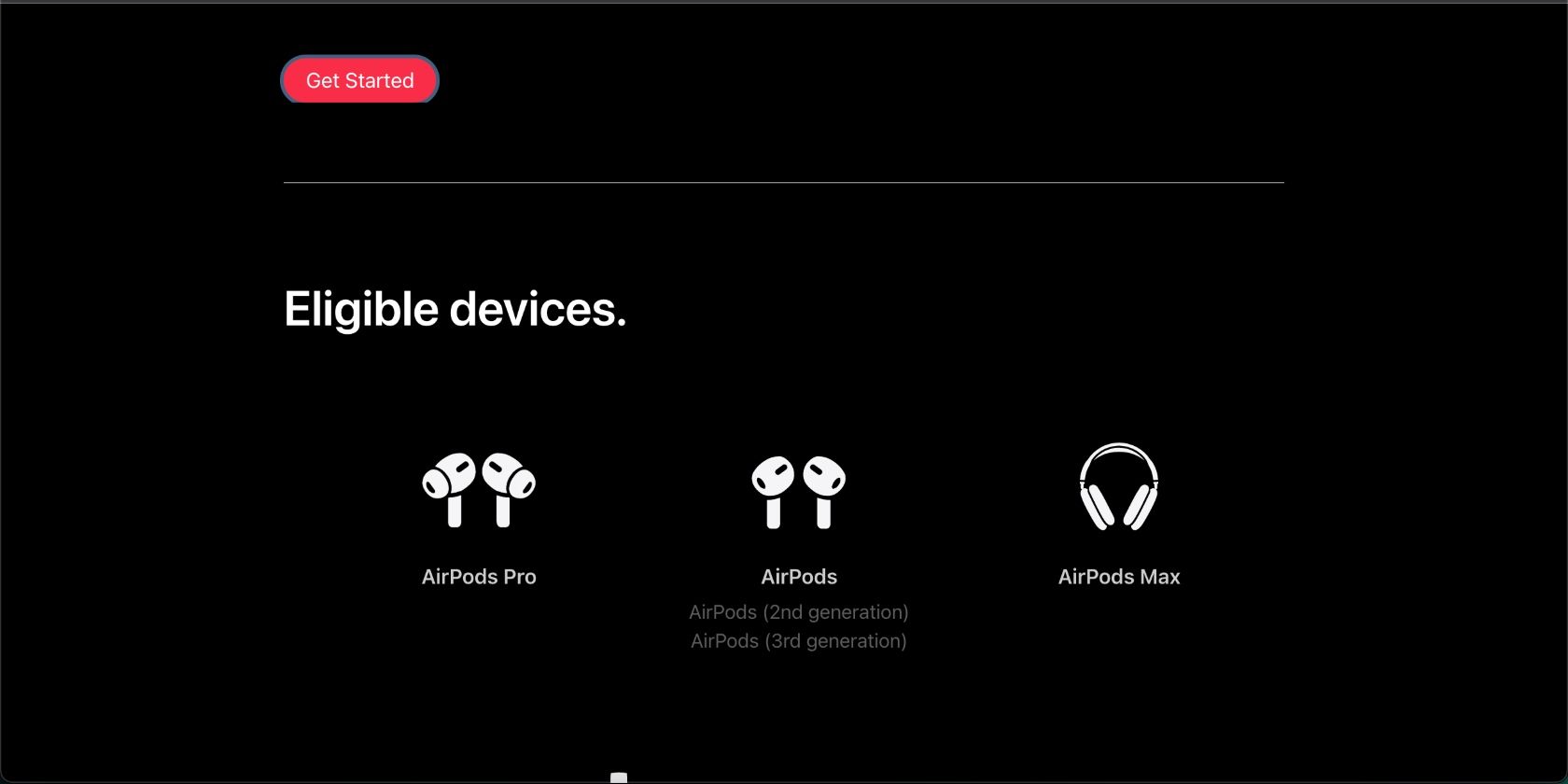 screenshot of apple music 6 month offer page