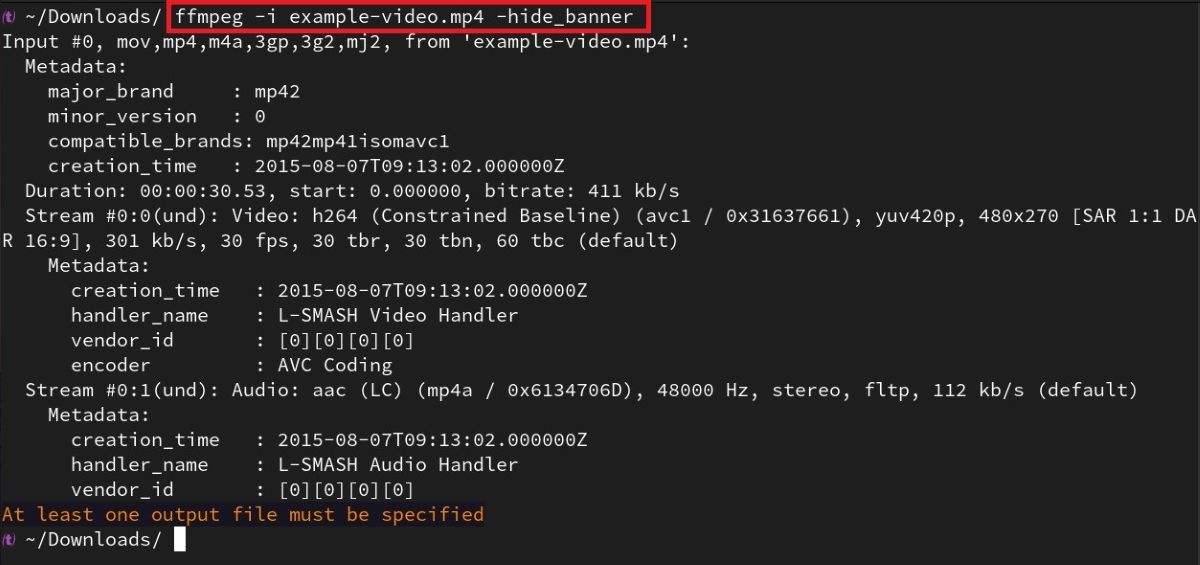 video-info-with-ffmpeg-i-parameter