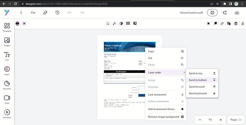 Blurring Pdf Invoice File How to Correct Errors in a PDF Invoice