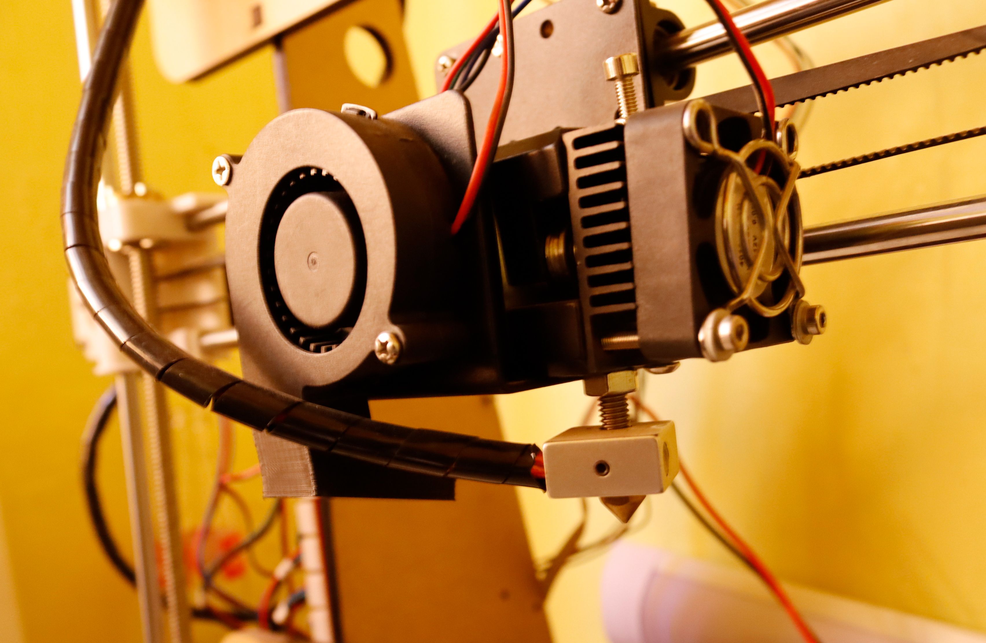 The extruder of Anet A8 3D Printer