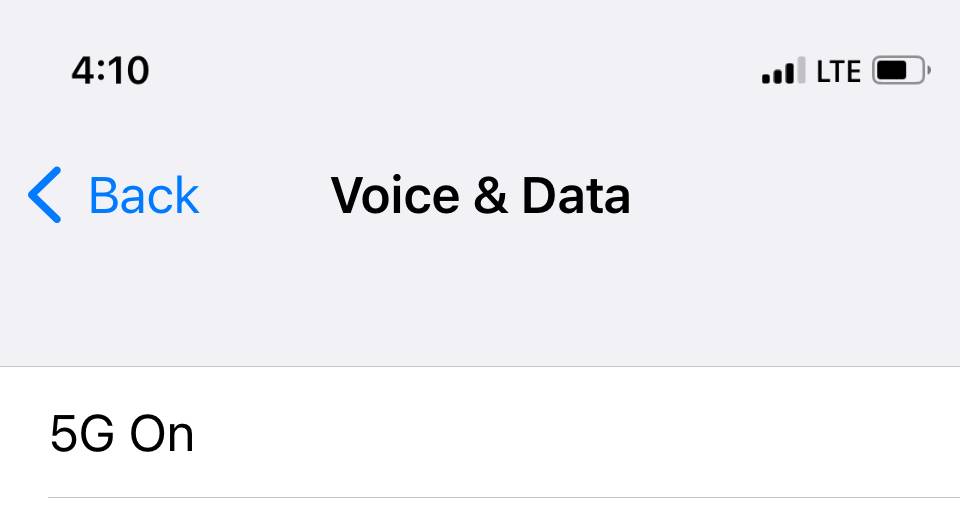 How to Turn Off 5G on an iPhone