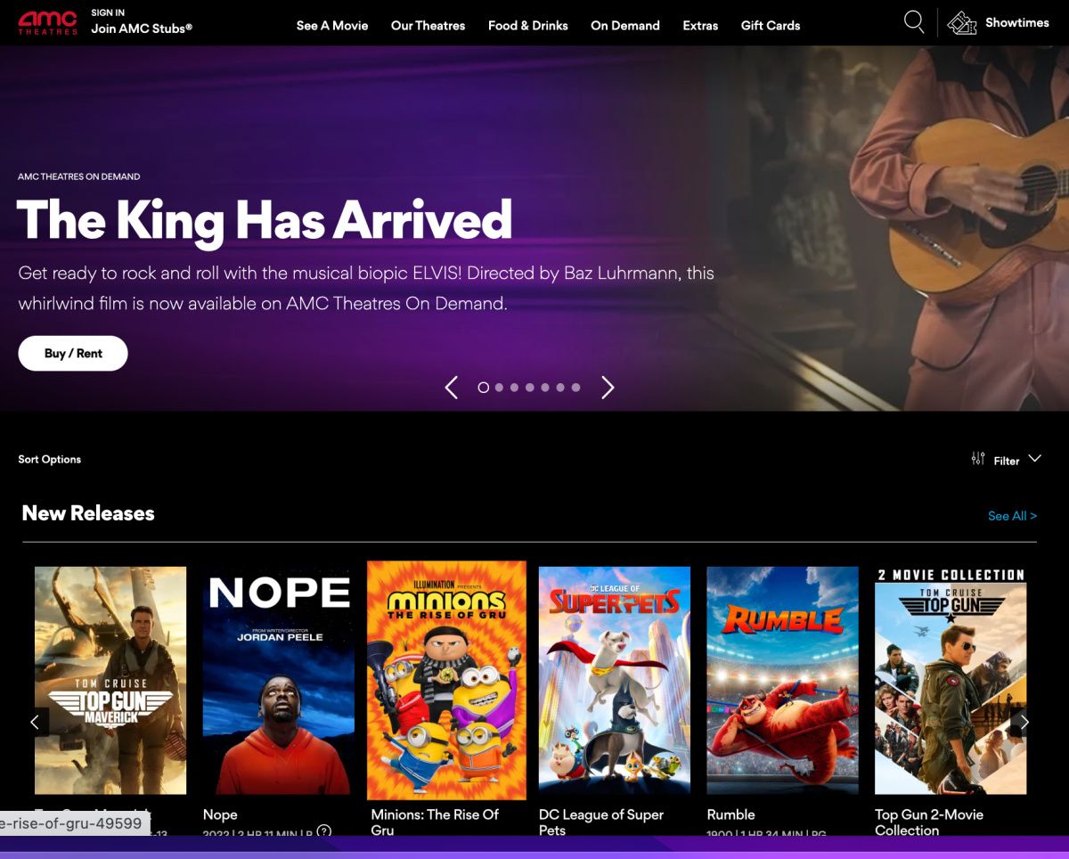 AMC on Demand new releases