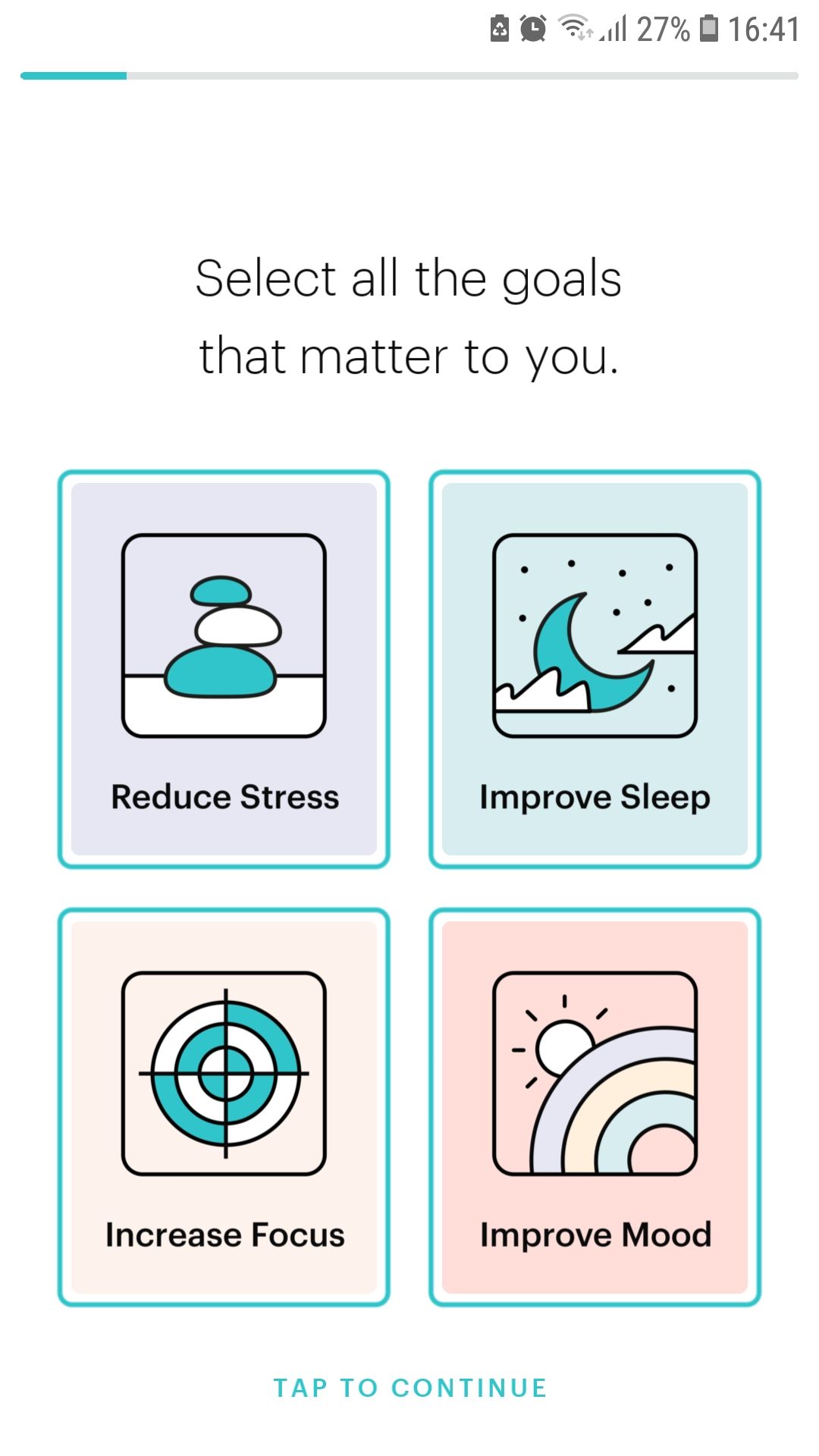 Balance mobile meditation app goals
