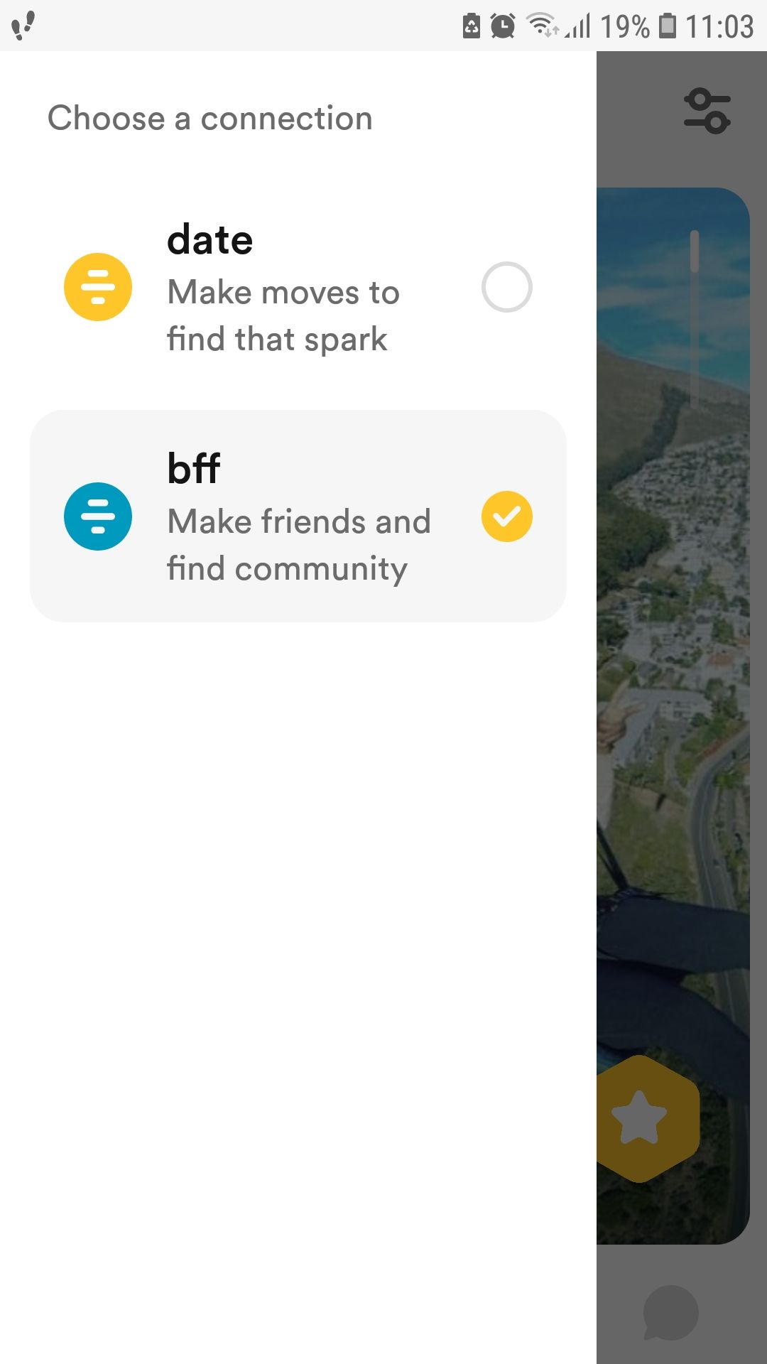 Bumble BFF mobile friendship app