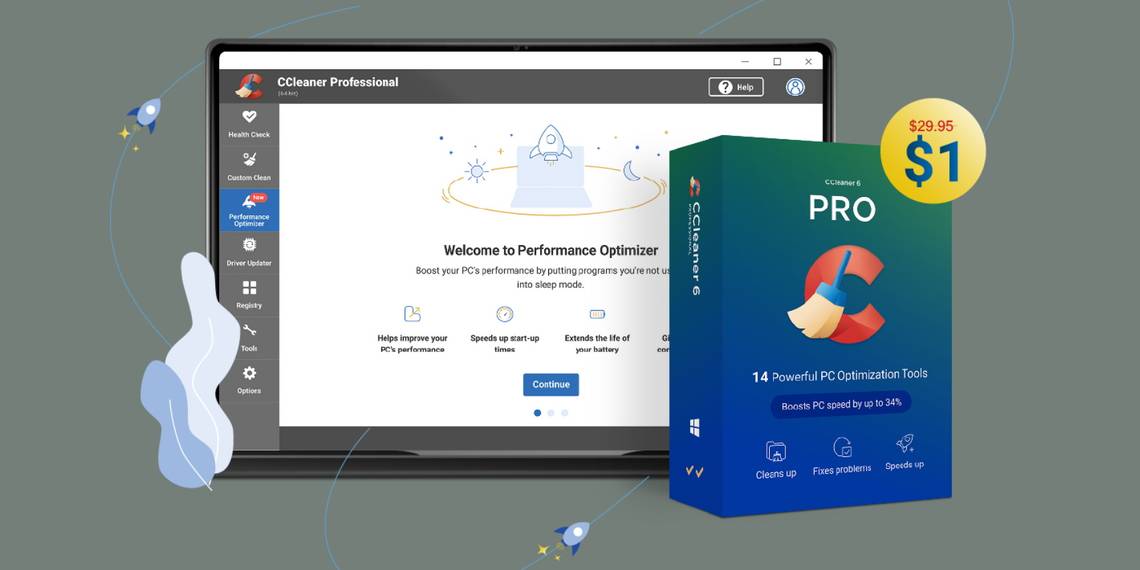 Make Your PC Feel Like New With CCleaner Professional—Just $1 for a Year