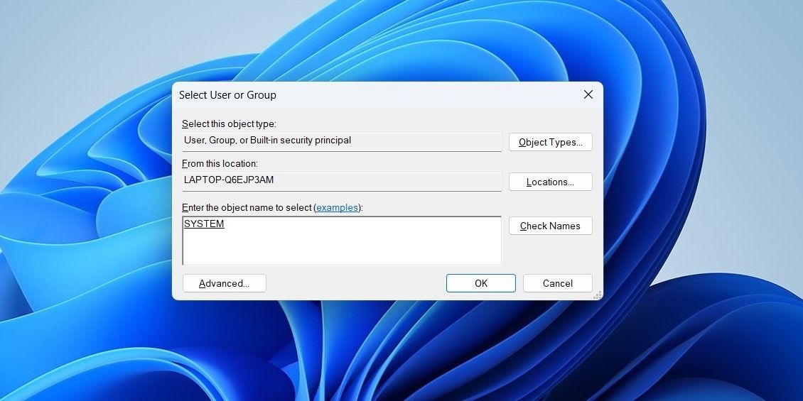Change Folder Owner on Windows