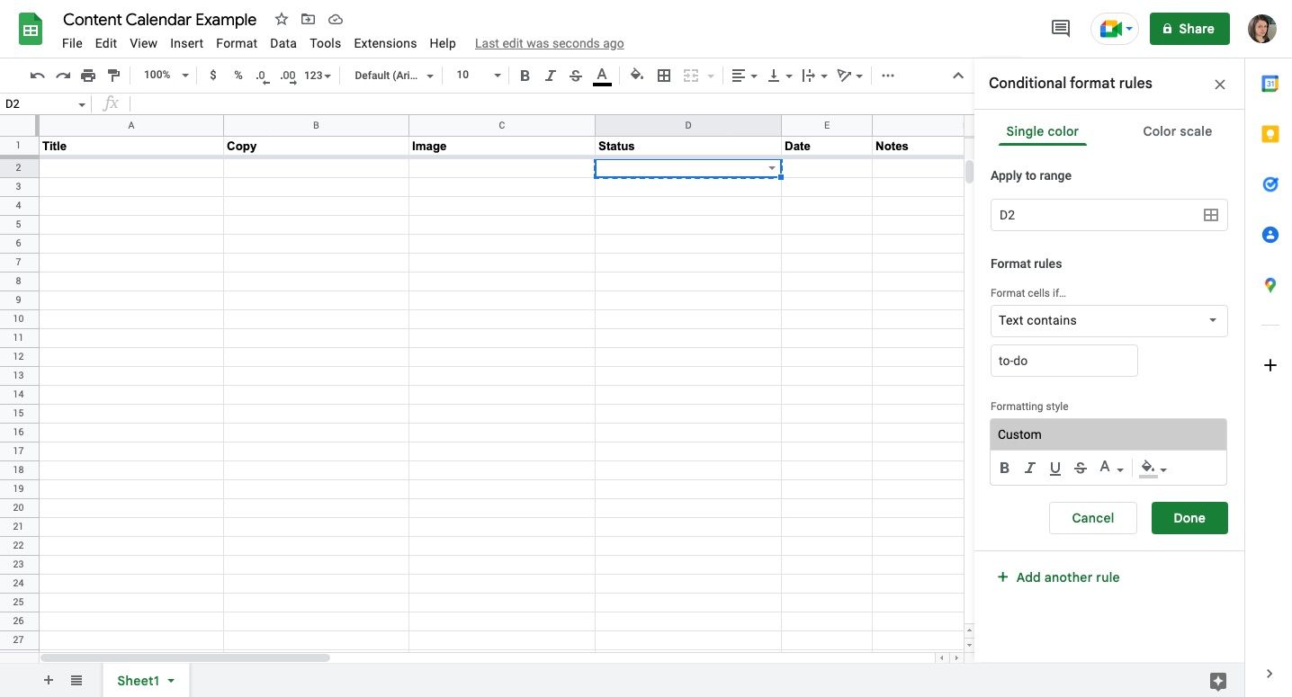 How to Build a Simple and Effective Content Calendar in Google Sheets
