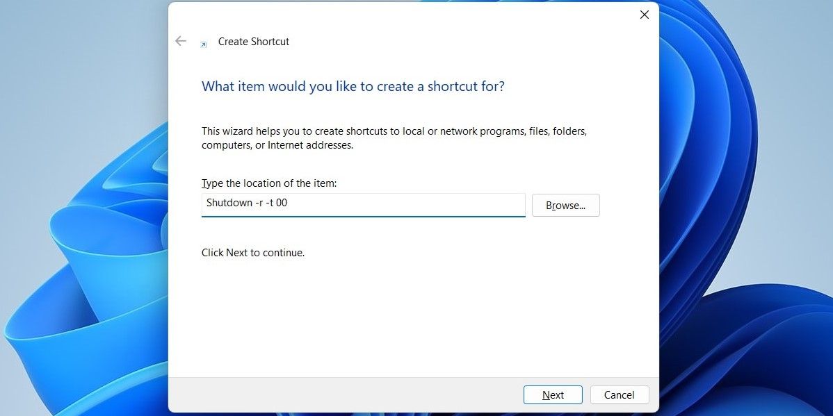Create Desktop Shortcut to Restart Windows Computer