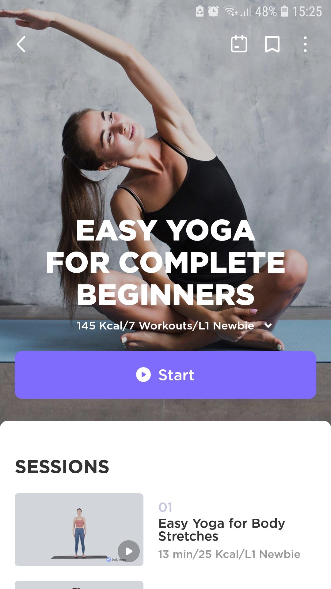Daily Yoga mobile yoga fitness app beginners