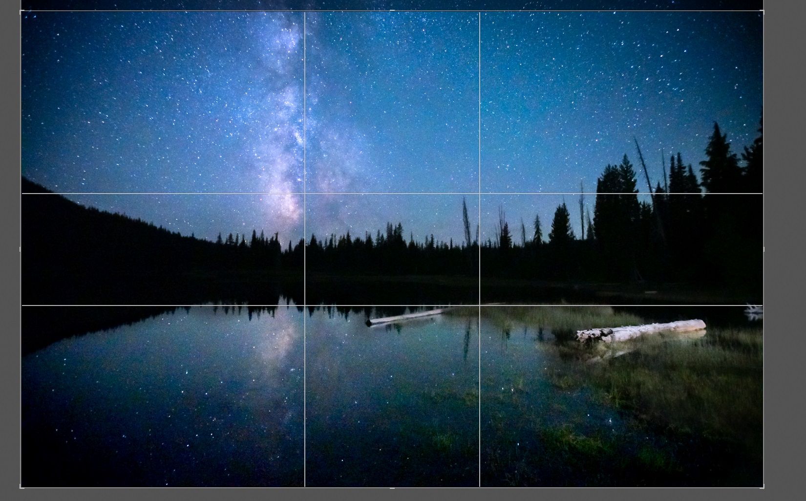 Devils Lake Milky Way - Phi Grid