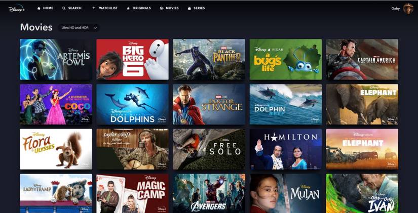 How to Find Ultra HD and HDR Shows and Movies on Disney+