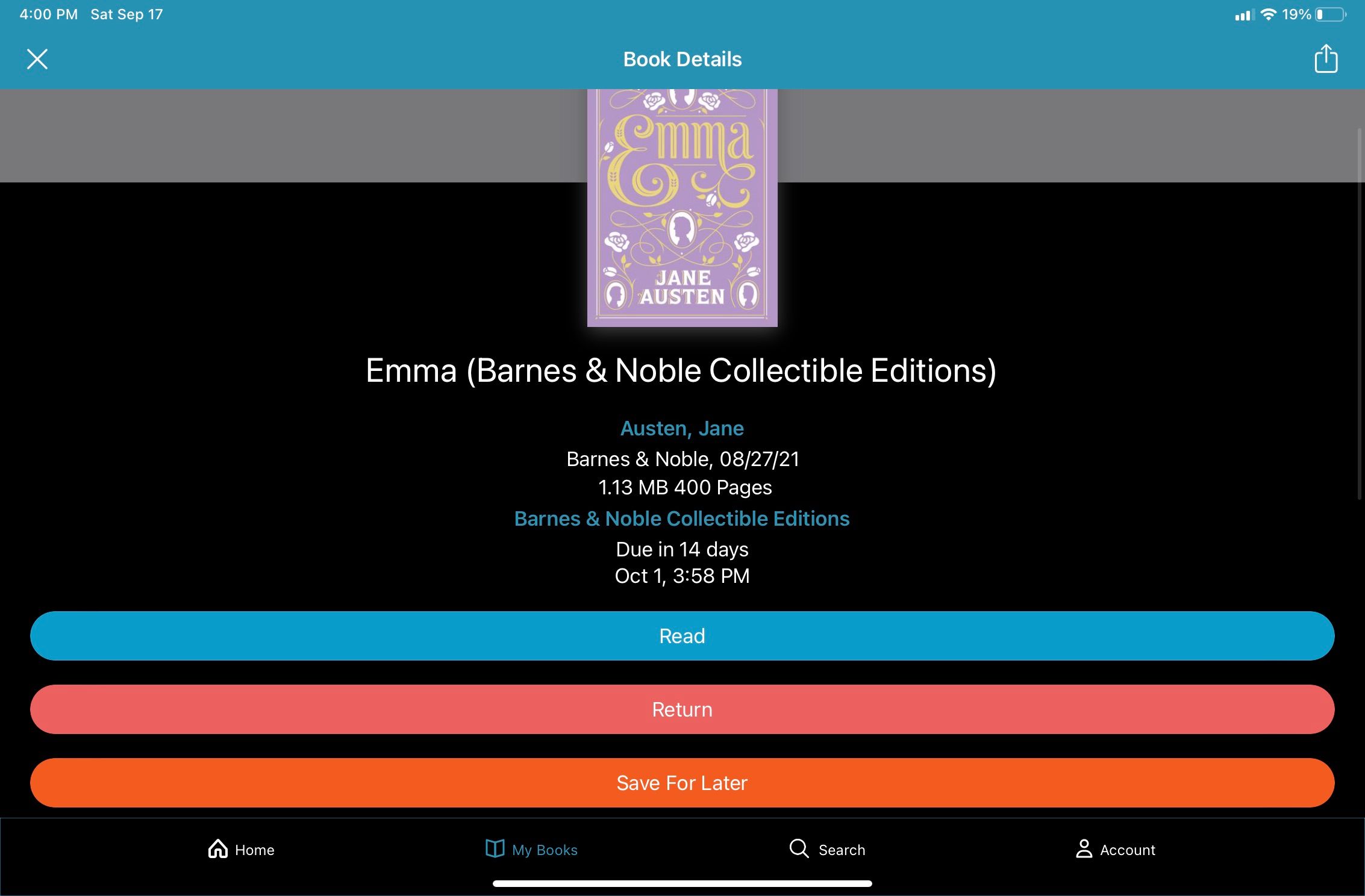 Emma Cloud Library Borrow Page