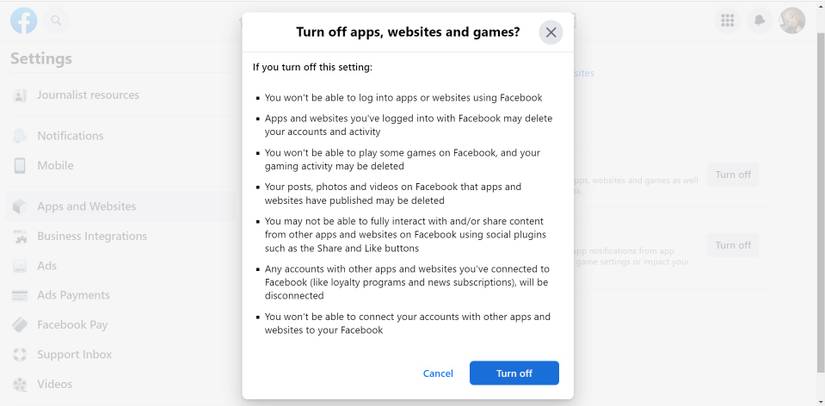 How to Manage Apps and Websites Connected to Your Facebook