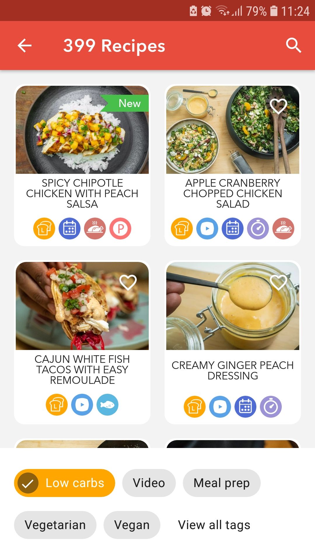 FitMenCook mobile healthy cooking app low carb