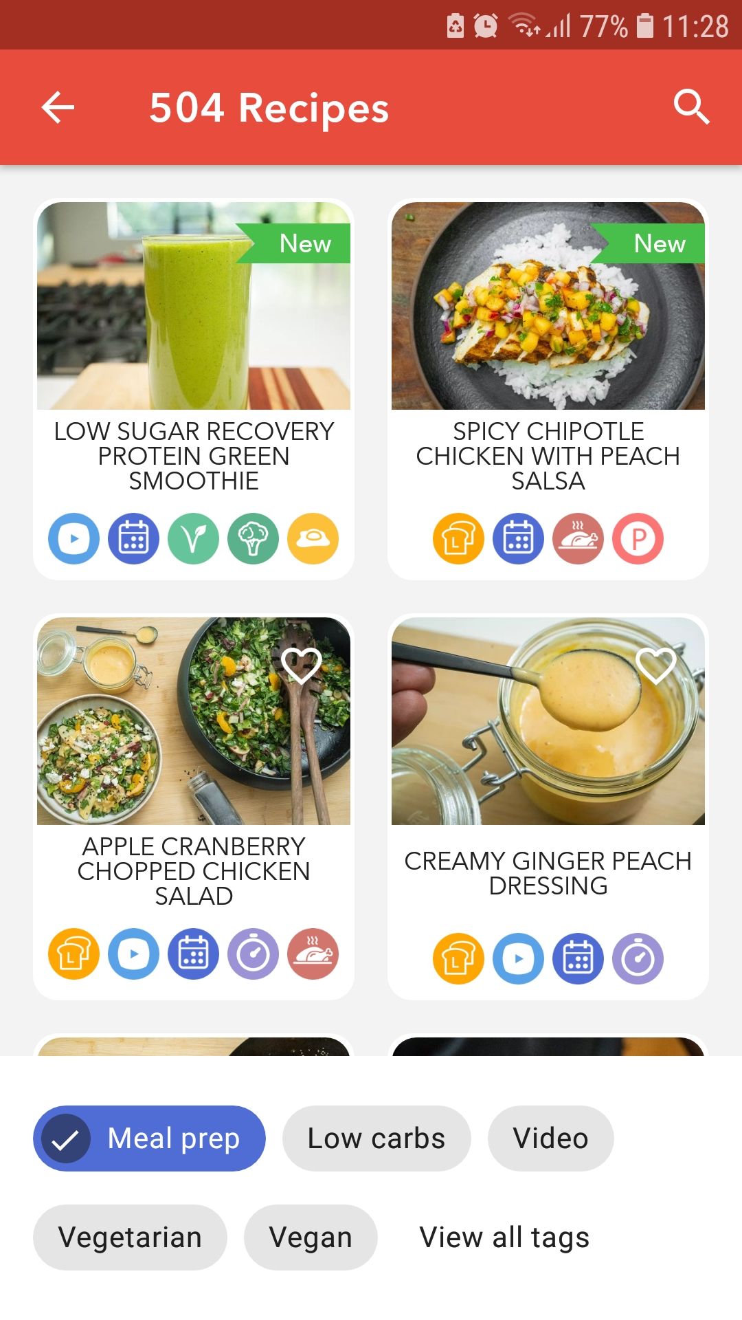 FitMenCook mobile healthy cooking app meal prep recipes