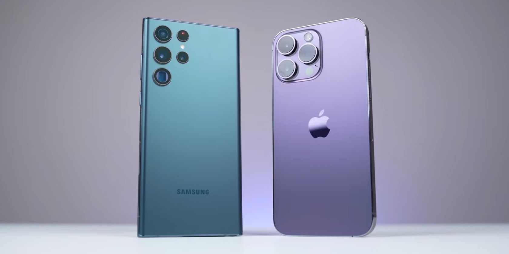 Сравнение Galaxy S22 Ultra и iPhone 14 Pro Max с избранным изображением