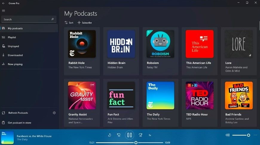 Grover Pro Editor's Choice Entertainment Audio App