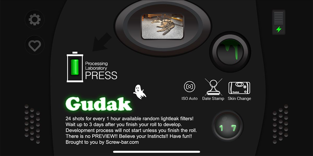 Gudak Cam app interface