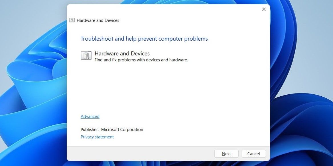 Risoluzione dei problemi relativi all'hardware e ai dispositivi di Windows